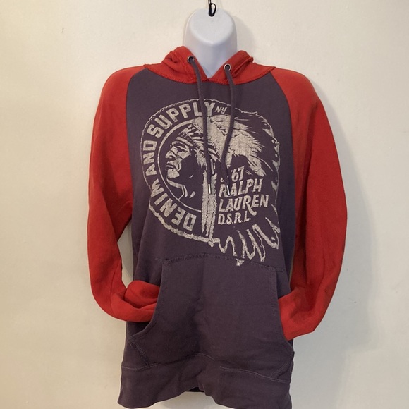 - Denim & Supply Native American Chief pullover hoodie 100 percent cotton - Picture 4 of 9